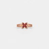 Royal Ruby Bloom Ring