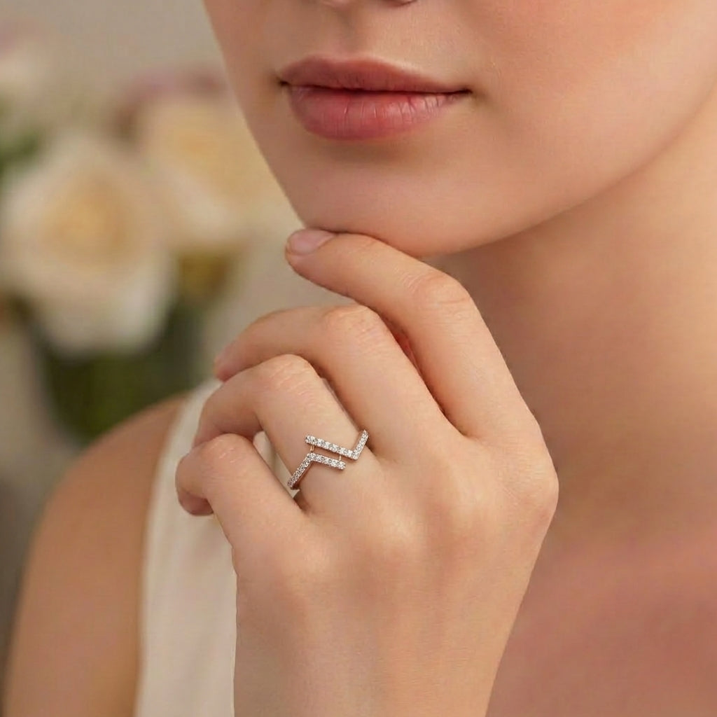 Ziva Zigzag Ring