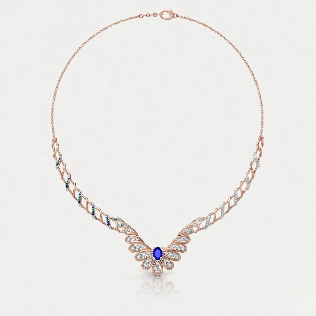The 'Azure Fan' Diamond Set