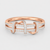 Infinity Link Diamond Ring