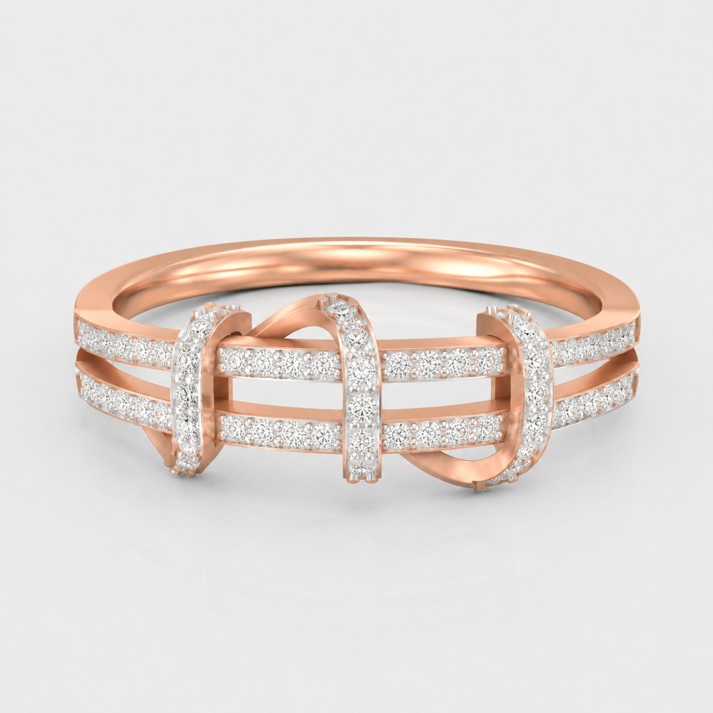 Infinity Link Diamond Ring