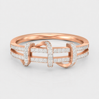 Infinity Link Diamond Ring