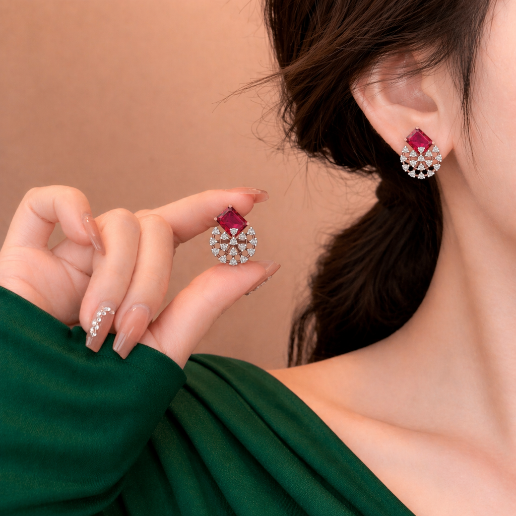 Ruby Noor Studs
