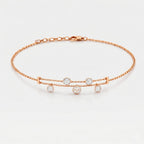 Celestia Drop Diamond Bracelet