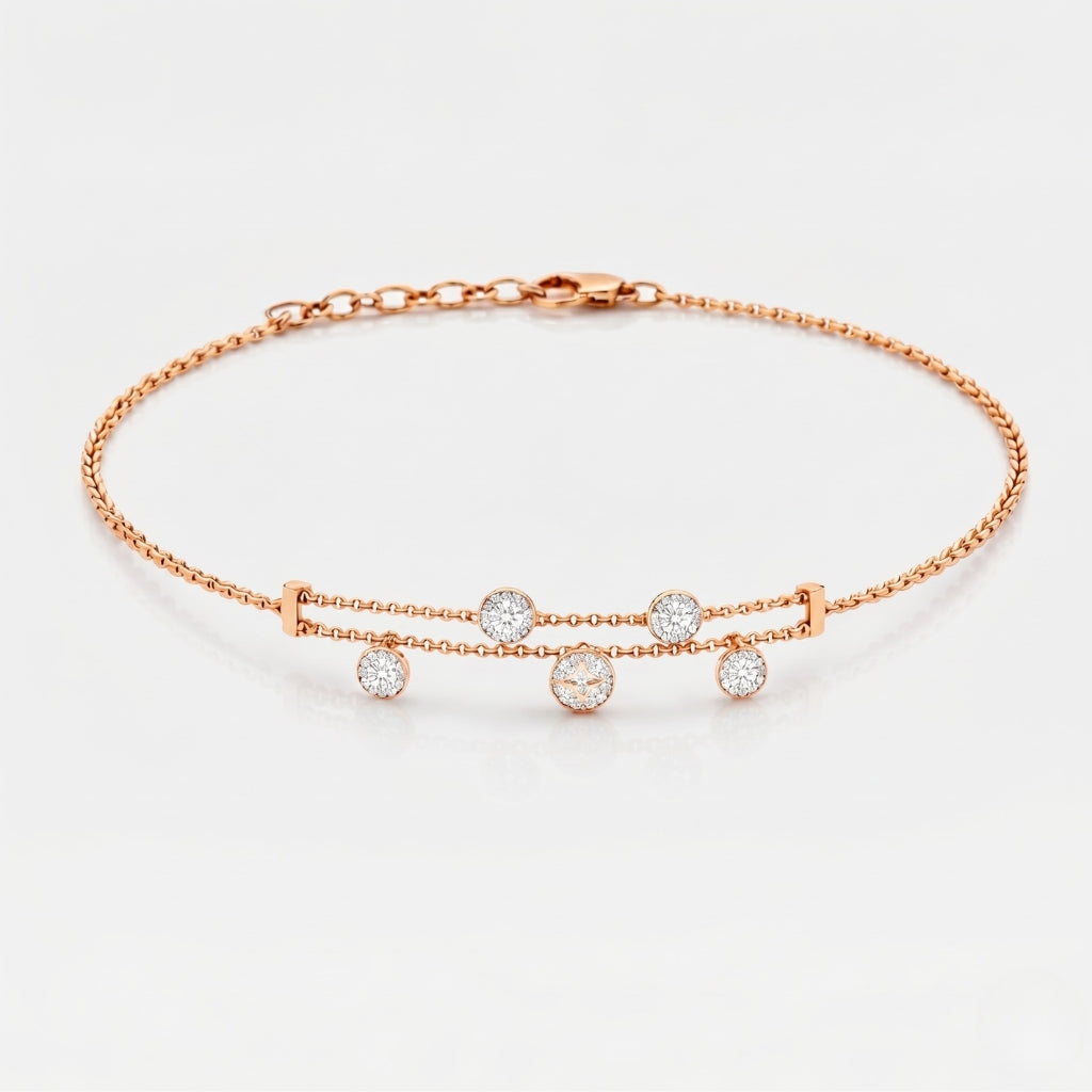 Celestia Drop Diamond Bracelet