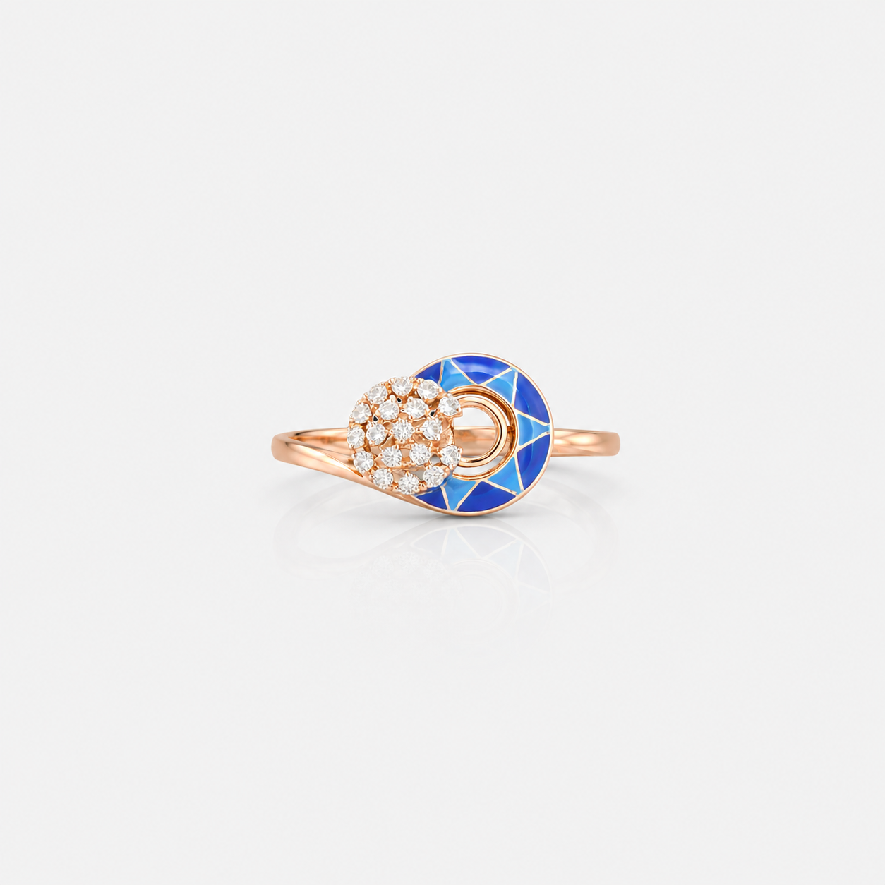 Stellar Bloom Mosaic Ring