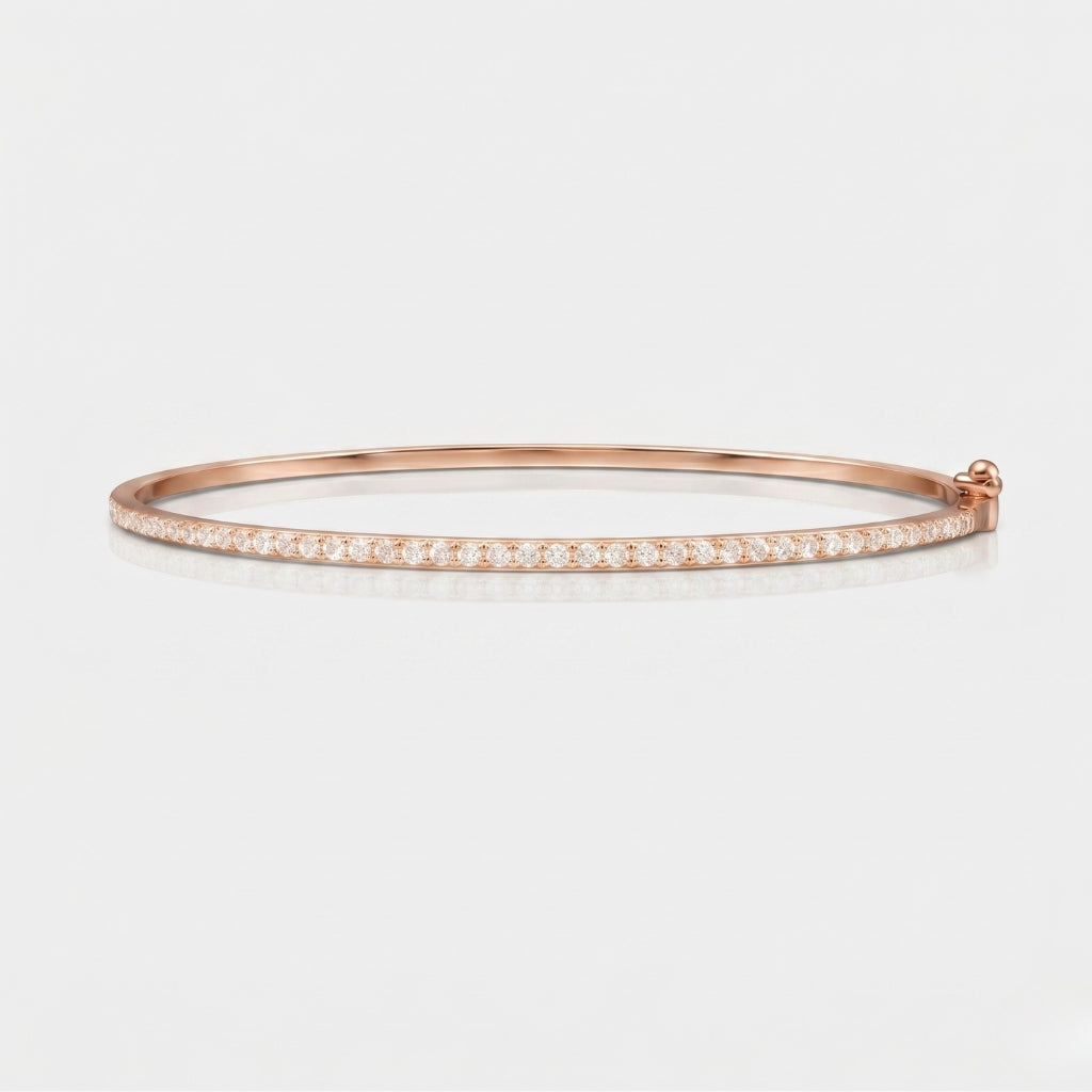 Tennis Line Diamond Bangle
