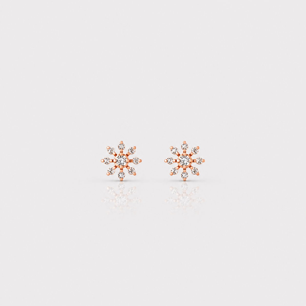 Starlit Bloom Diamond Studs
