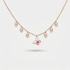 Butterfly Charm Necklace Set