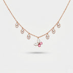Butterfly Charm Necklace Set