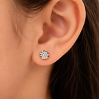 Sunflare Blossom Diamond Studs