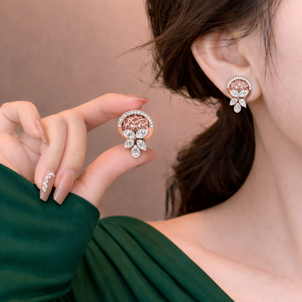 Bloom Veil Earring
