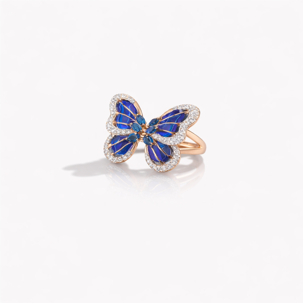Azure Flutter Ring