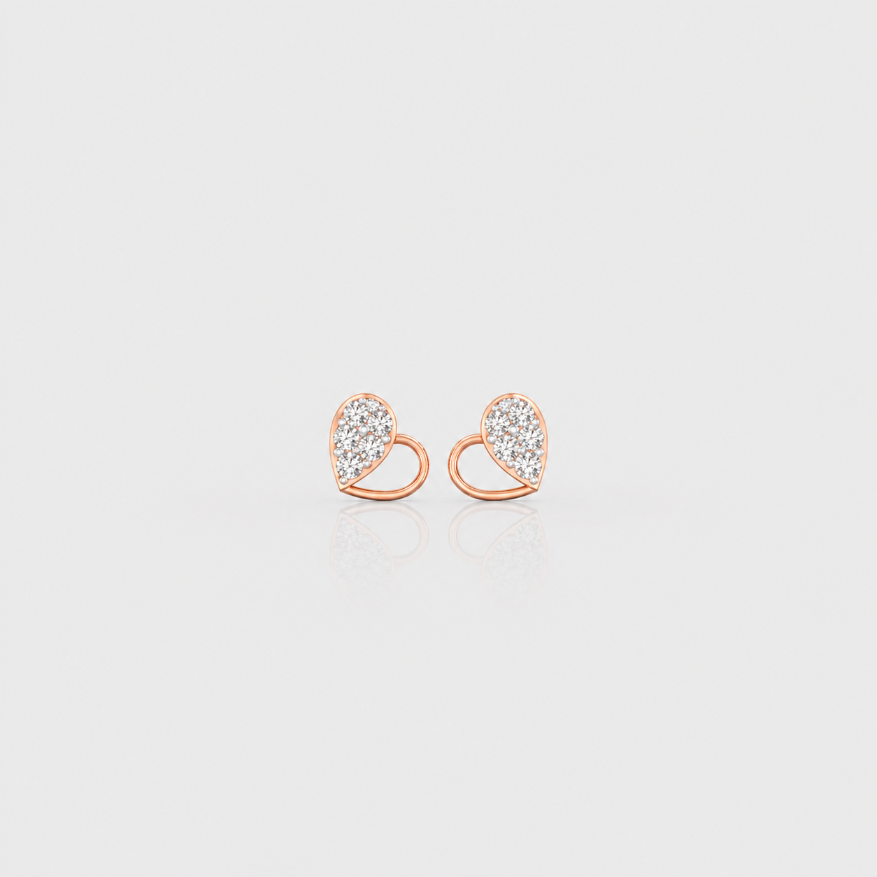 Blush Heart Symphony Earring