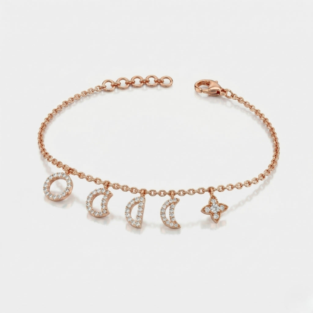 Luna Phases Charm Bracelet
