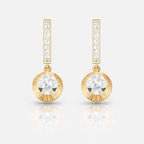 Sunburst Spark Drop Earrings