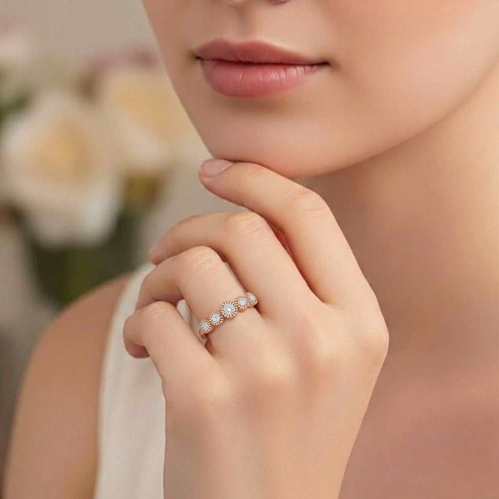 Celeste Crown Diamond Ring