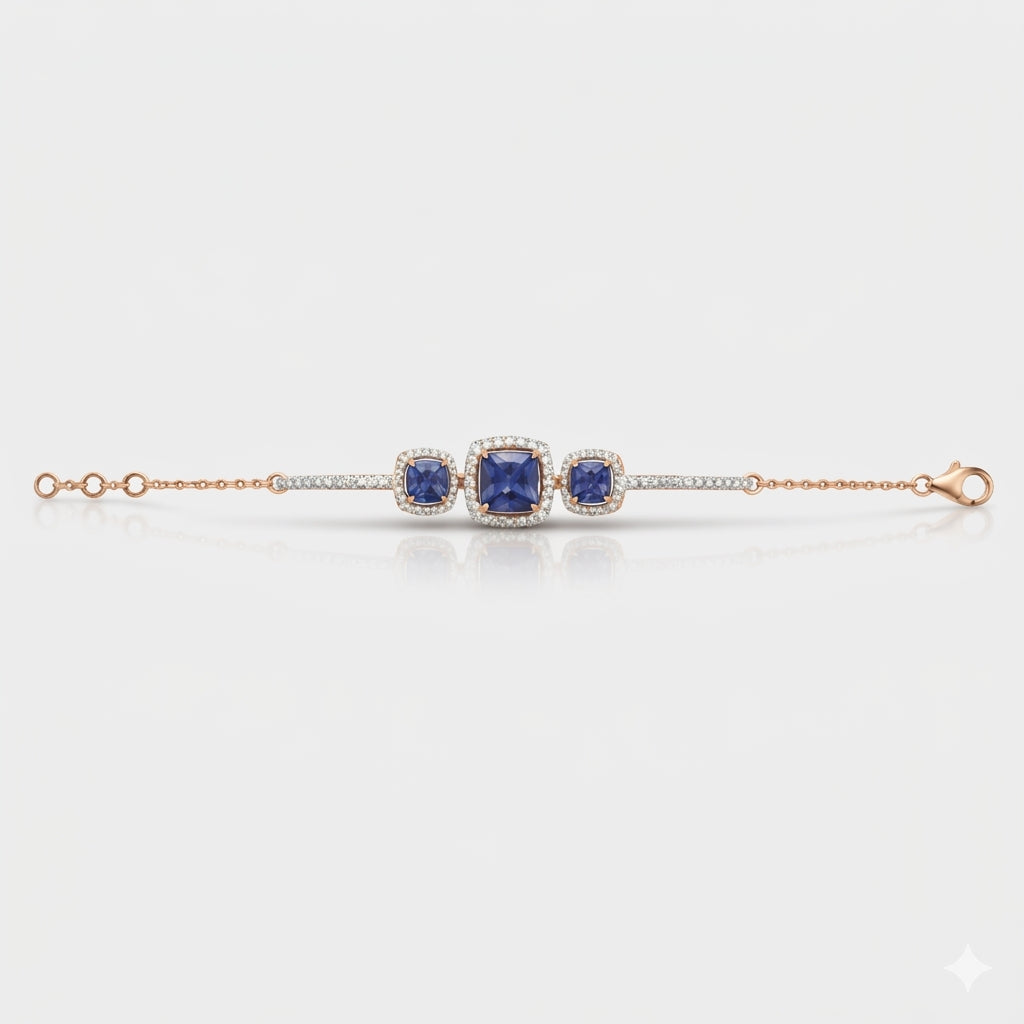 Azure Trinity Bracelet