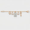 Amour Lock Charm Bracelet
