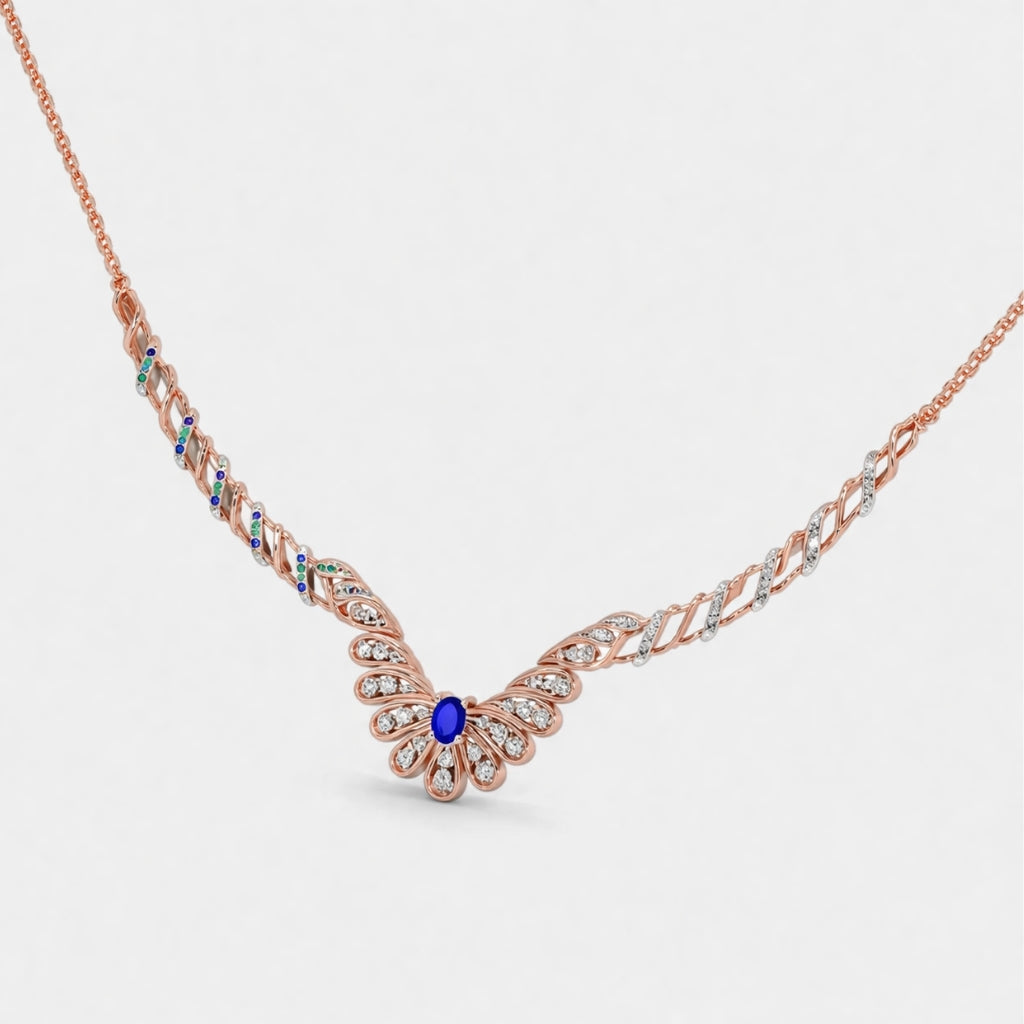 The 'Azure Fan' Diamond Set