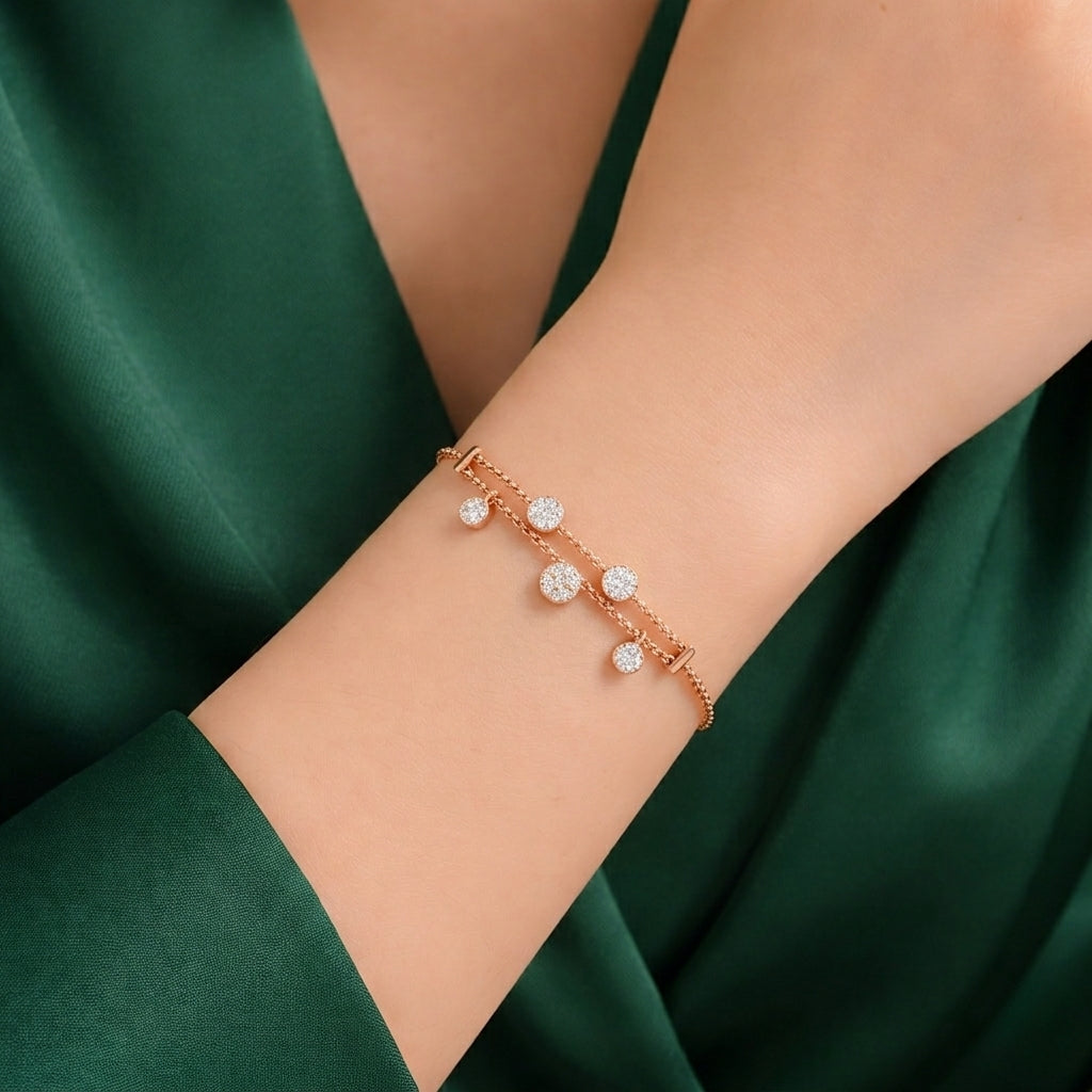 Celestia Drop Diamond Bracelet
