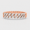 Cascading Leaf Diamond Band