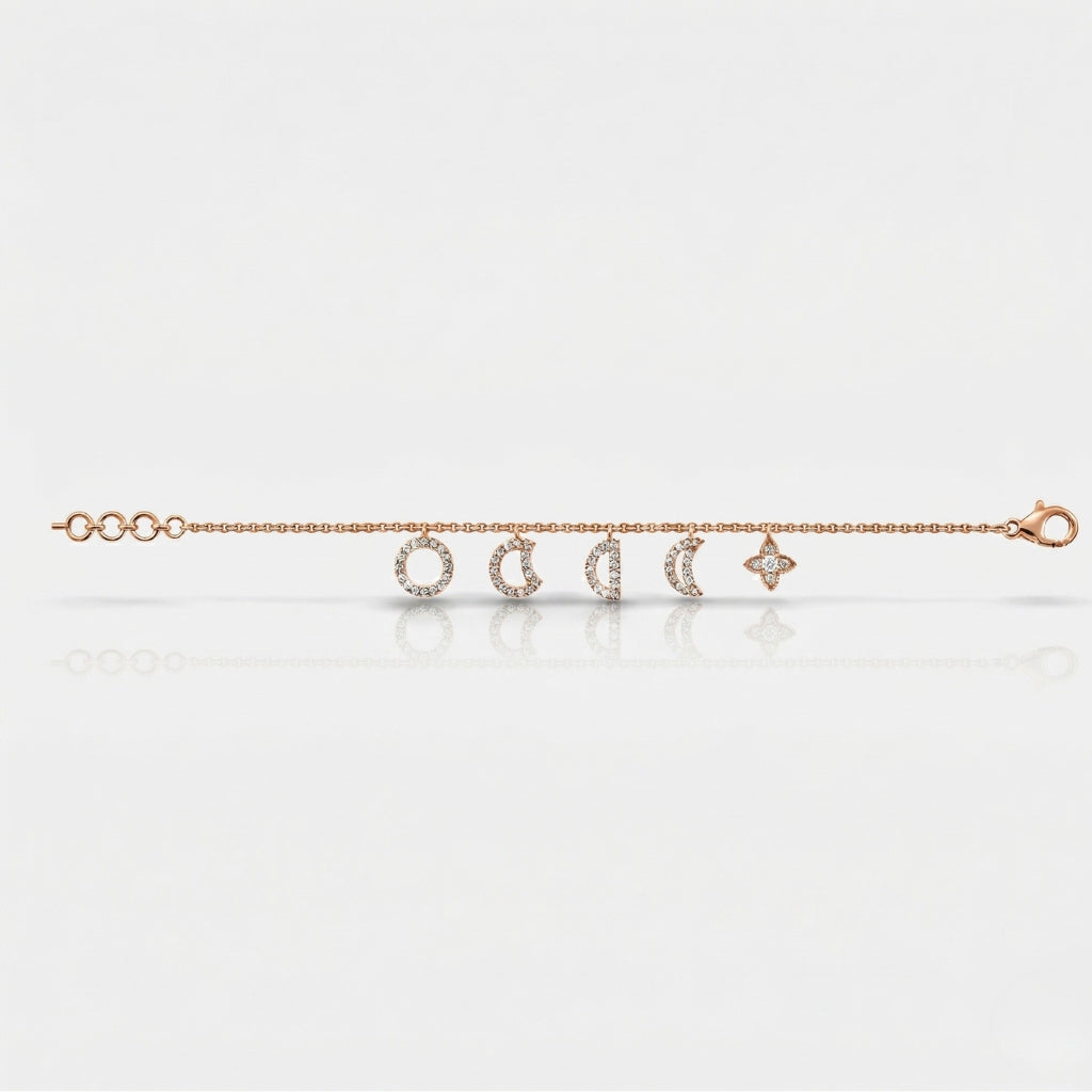 Luna Phases Charm Bracelet