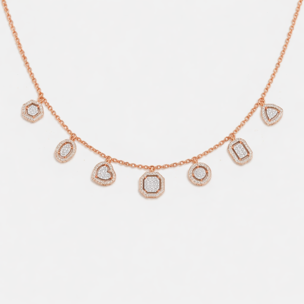 Mosaic Charm Necklace