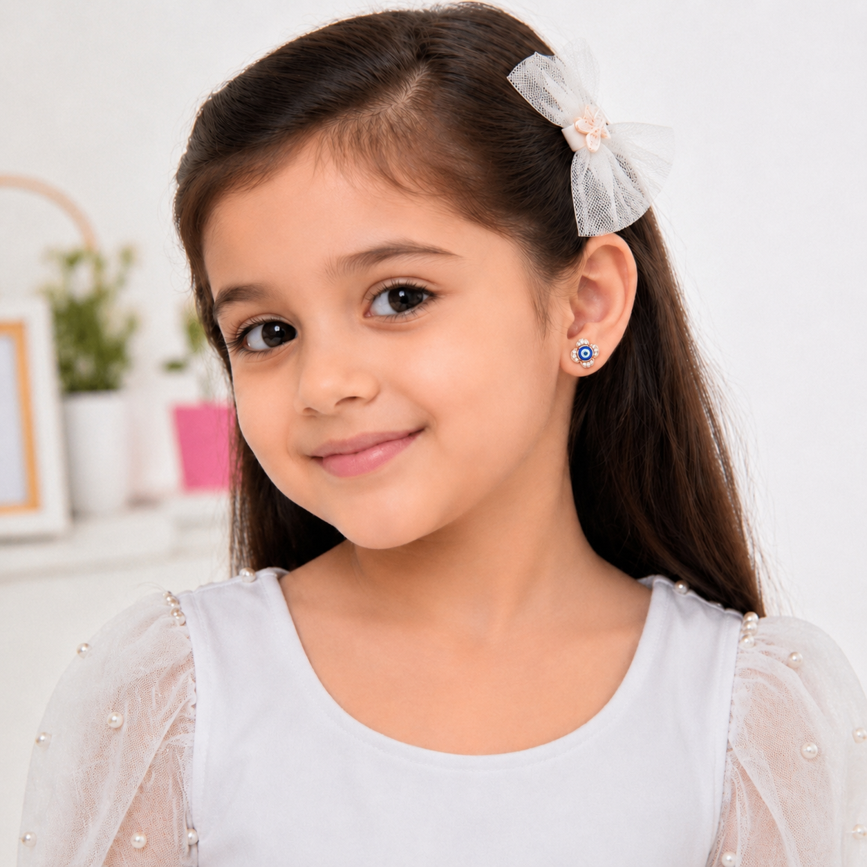 Nazar Petal Diamond Studs