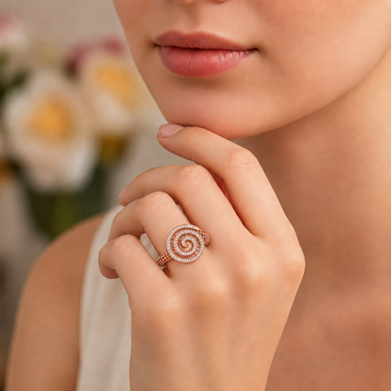 Chandrika Diamond Ring