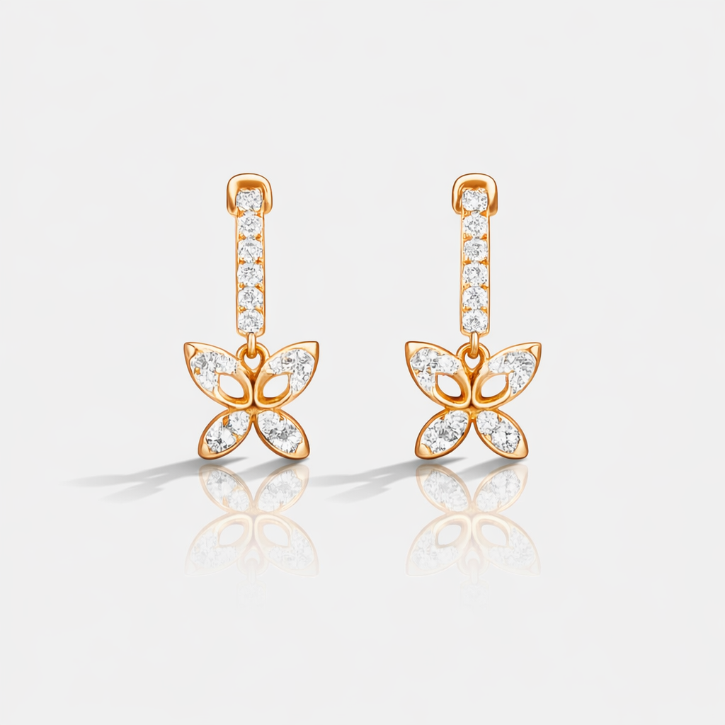 Flutter Glow Diamond Drops