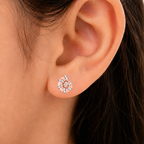 Twirl Bloom Diamond Studs