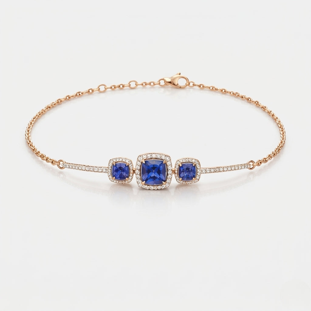 Azure Trinity Bracelet
