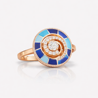 Celestial Halo Mosaic Ring