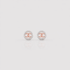 Coco Circle Diamond Studs