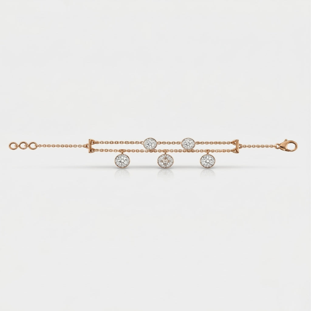 Celestia Drop Diamond Bracelet