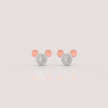 Sparkle Mouse Charm Studs