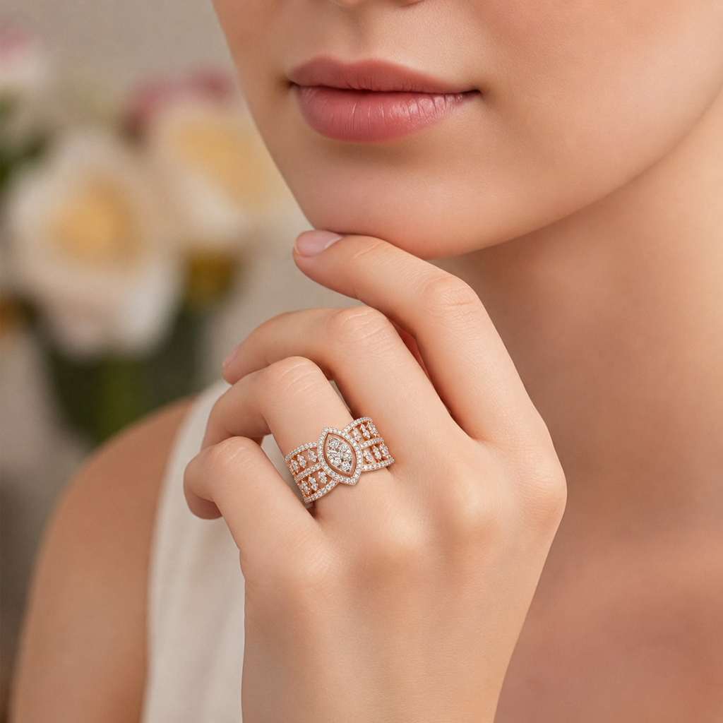 Celestial Marquise Majesty Ring