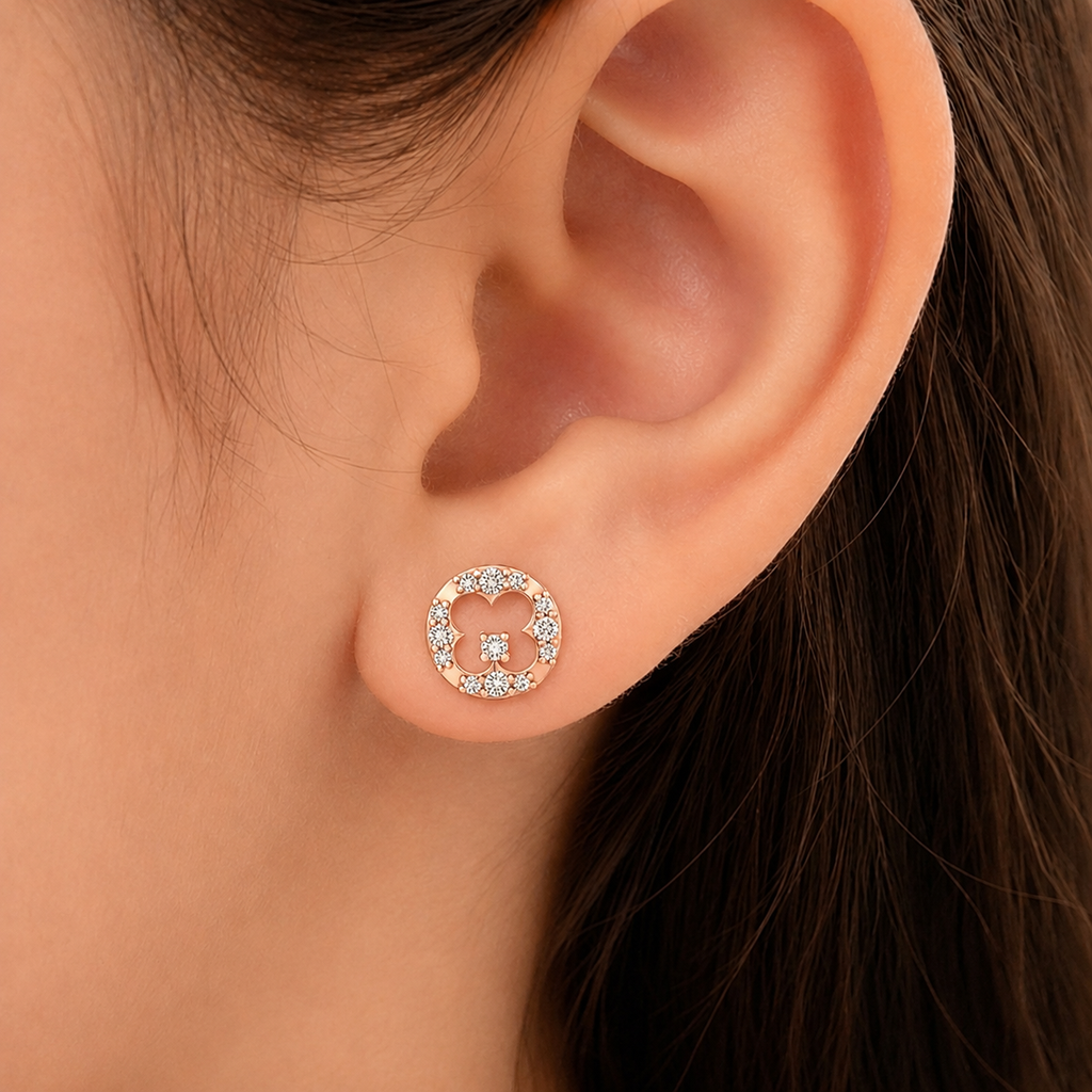 Stellar Flower Diamond Studs