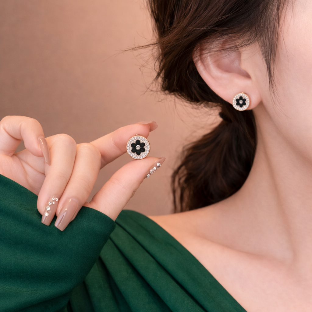 Celestia Bloom Diamond Studs
