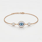 Nazar Aura Diamond Bracelet