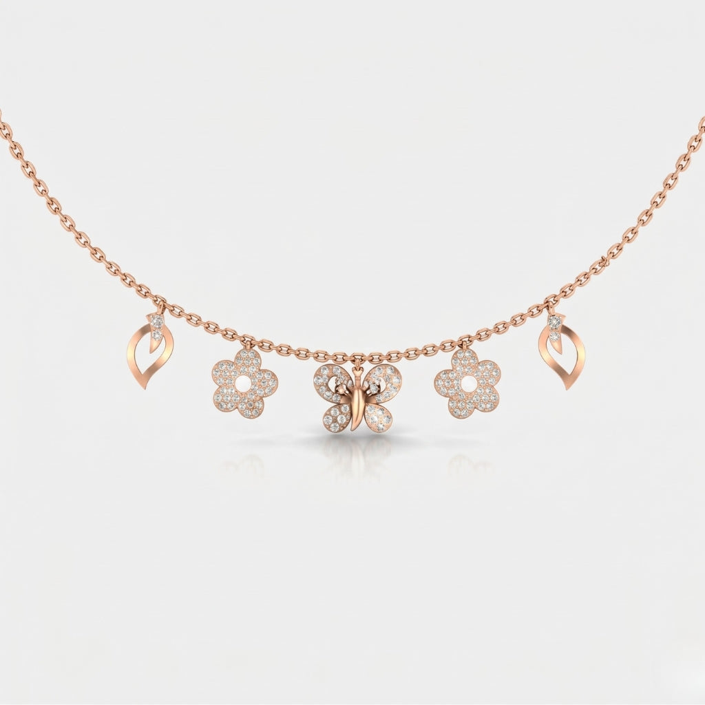Butterfly Garden Necklace