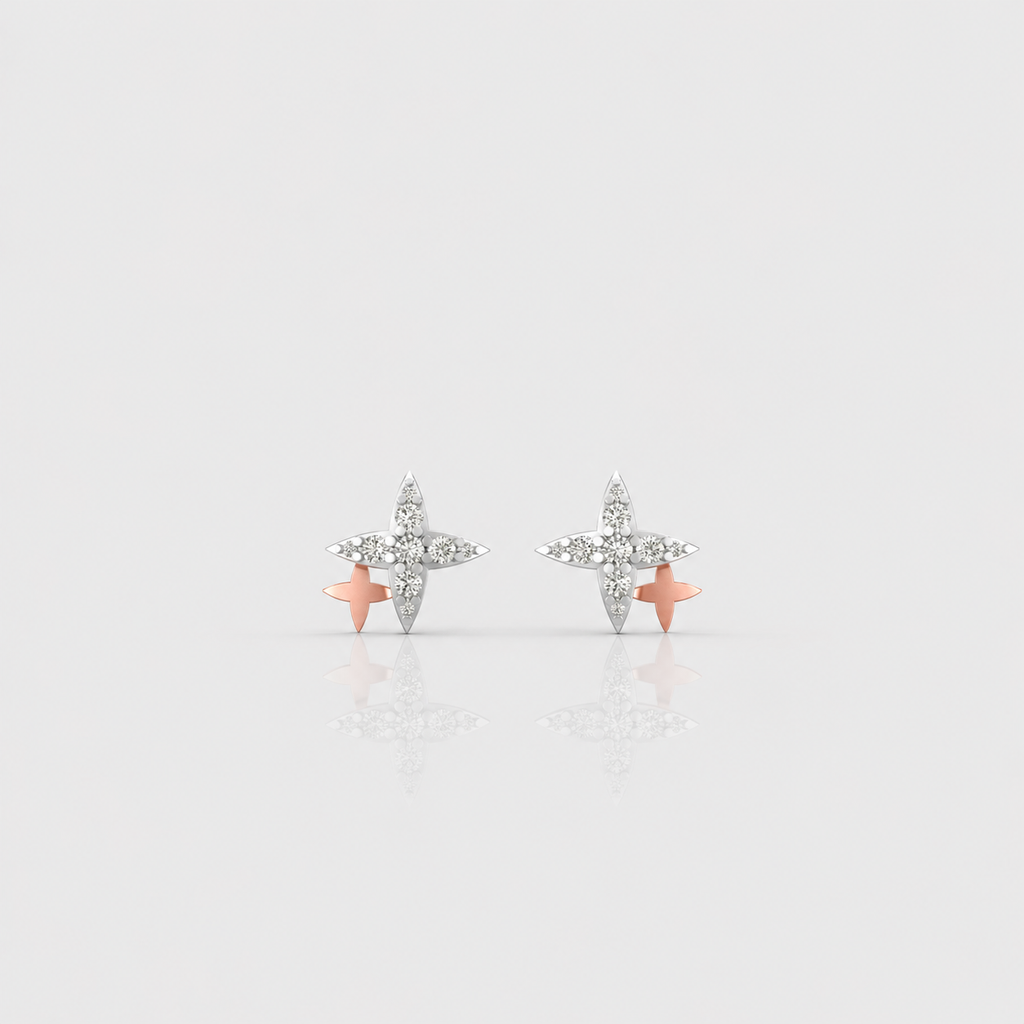 Celestial Cross Spark Studs