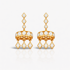 Rhombus Raga Diamond Drop Earrings