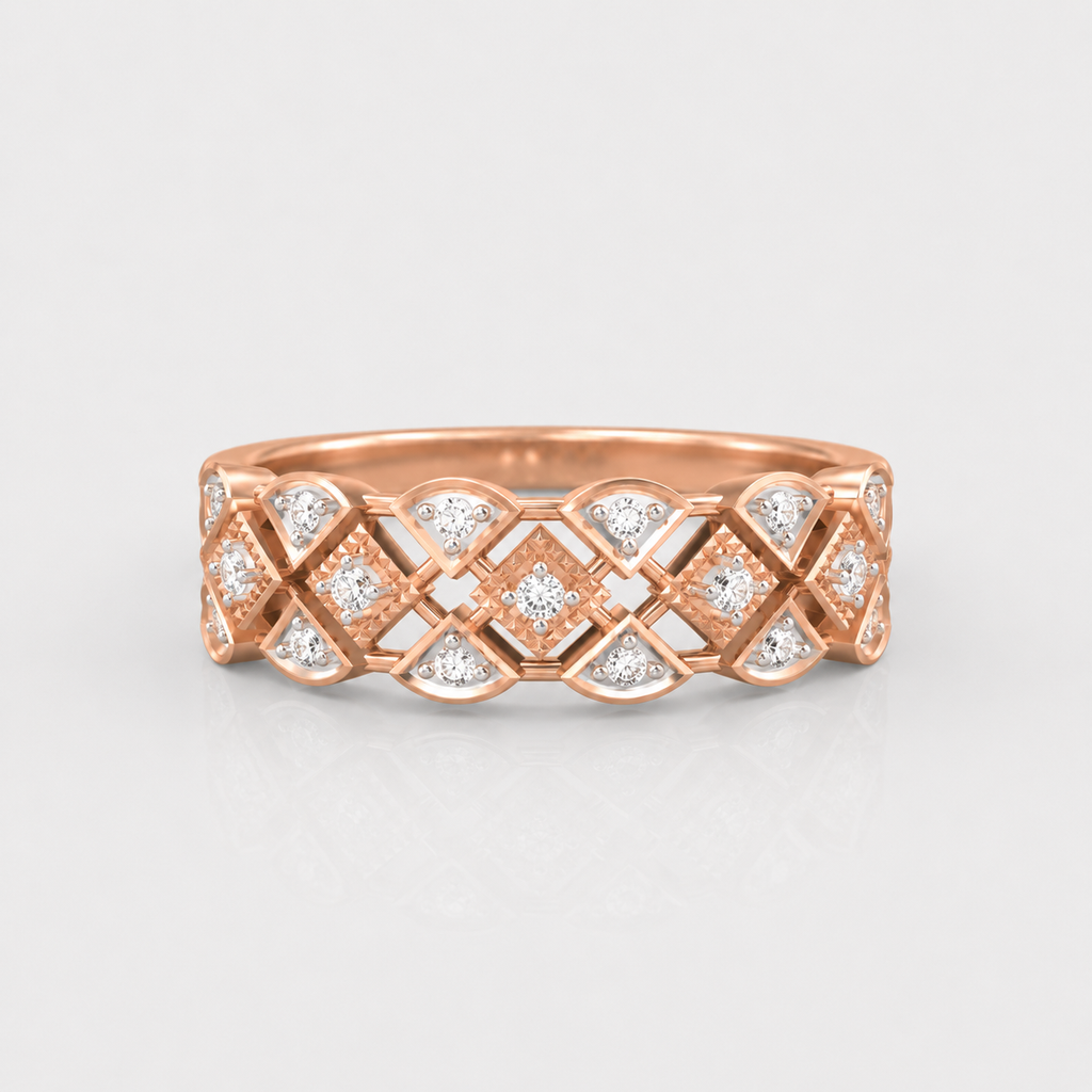 Regal Lattice Diamond Band