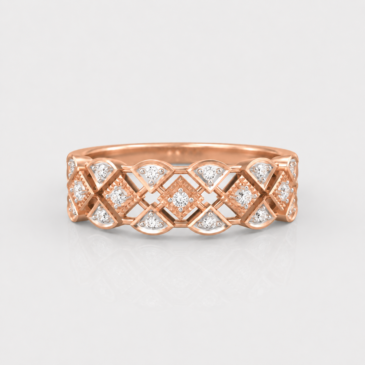 Regal Lattice Diamond Band