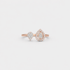 Twin Teardrop Harmony Ring