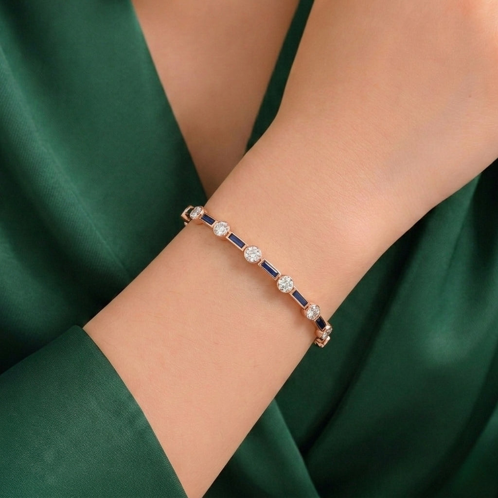 Sapphire Rhythm Bracelet