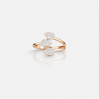 Trinity Teardrop Diamond Ring