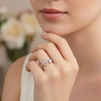 Twin Teardrop Harmony Ring